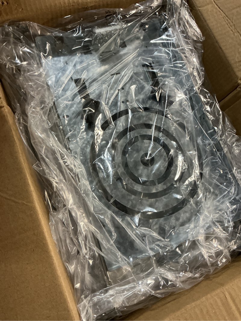 Condition photo showing Good Condition for asd 6 pack new construction mounting plate round hole - 3/4/6 inch adjustable galvanized steel wafer light rough in plate, universal light fixture mounting bracket with extendable hanger bars extendable 3-4-6" 6 pack