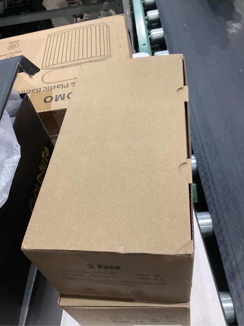 Condition photo showing New/Like New for BRIGHTICONIC Solar Post Lights Outdoor, 2 Pack - Dual Color, Warm & Cool White Adjustable - Auto Dusk to Dawn LED Post Lights - Durable, Waterproof IP65 Solar Fence Caps fits 4x4 5x5 6x6 - Black