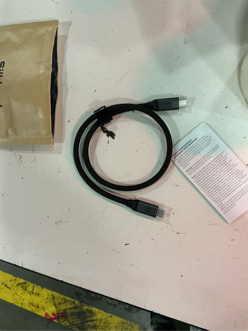 Condition photo showing Good Condition for silkland usb c 3.2 gen 2x2 cable, 20gbps usb c high speed data transfer, 5k/4k 60hz usbc monitor cord, 240w pd fast charging, type c 3.1 cable compatible for ssd, hub, dock, egpu, 1.6ft 1.6 feet