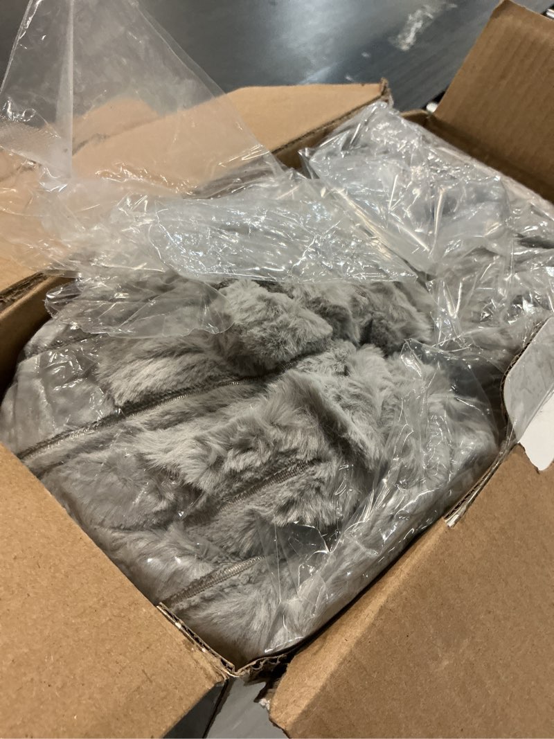Condition photo showing Good Condition for Sealy Electric Blanket Full Size, Soft Sherpa Heated Blanket Single Control with 10 Heating Levels & 1 to 12 Hours Auto-Off Settings Over-Heated Protection 80"x84" Machine Washable, Charcoal Charcoal Full Size 80" x 84"
