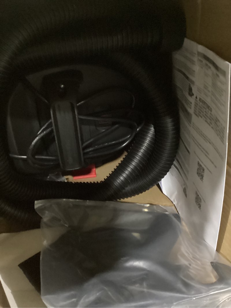 Condition photo showing As Is for shop-vac 5 gallon 4.5 peak hp wet dry vacuum