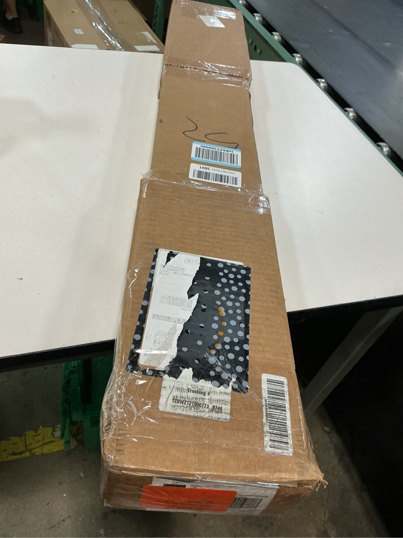 Condition photo showing New/Like New for glideaway x-support bed frame support system, gs-3 xs model - 3 cross rails and 3 legs - strong center support base for full, queen and king mattress, box springs, and bed foundations