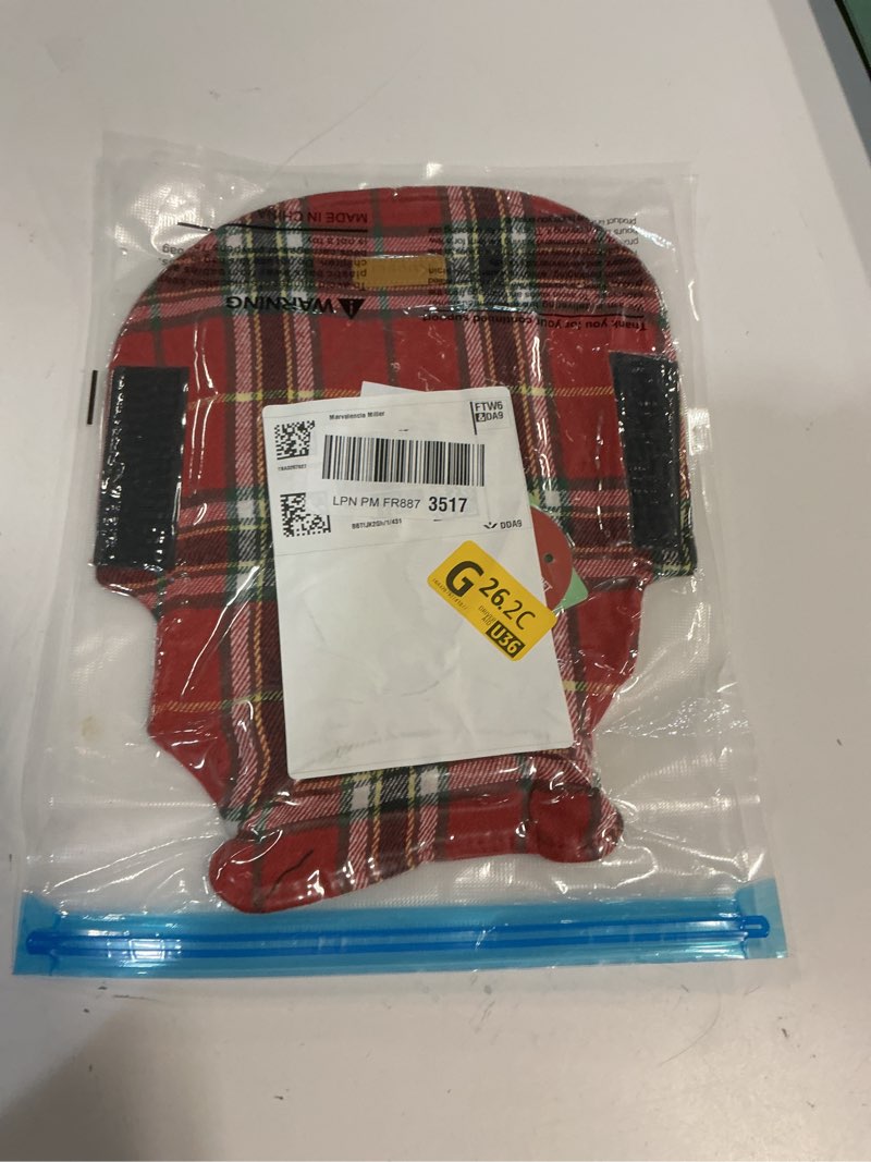 Condition photo showing New/Like New for Kuoser Warm Dog Coat, Waterproof Dog Coats for X-Small Dogs, Adjustable Durable Doggie Winter Jacket Reversible Cozy Puppy Cold Weather Apparel from Small to Large Breed, Bright Red XS Bright Red X-Small (Pack of 1)