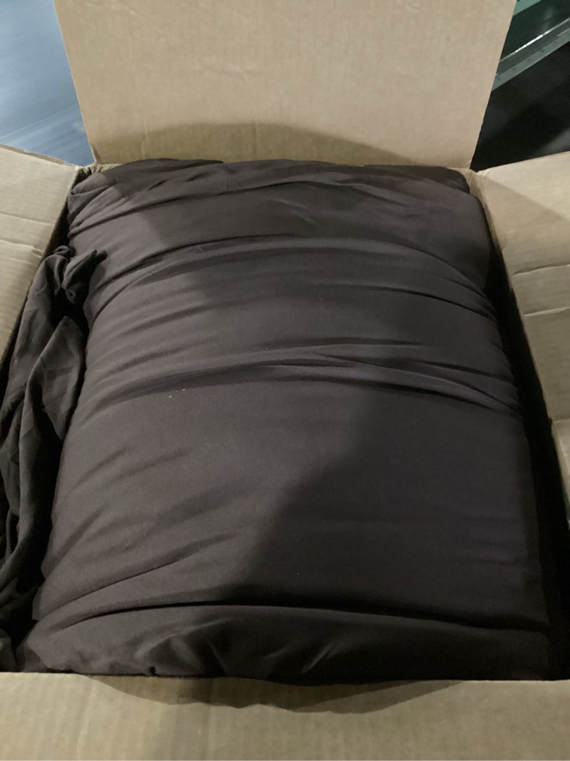 Condition photo showing Good Condition for Paxrac Earthy Brown Comforter King Size, Neutral 3 Pieces Comforter Set, Lightweight Solid Bedding Set, All Seasons Soft Fluffy King Comforter Set (104x90In Comforter & 2 Pillowcases) Brown King (104''x90'')