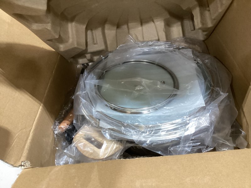 Condition photo showing Good Condition for 16PCS Pots and Pans Set Non Stick Cookware Set Nonstick with Cooking Set Black 16pieces