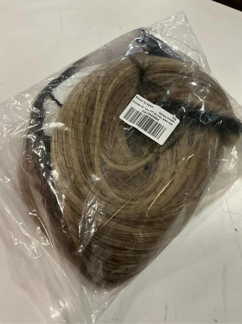Condition photo showing Good Condition for aisi hair 13x4 hd lace front wig mixed blonde pre plucked with baby hair straight glueless synthetic wigs for women 28inch beginner friendly