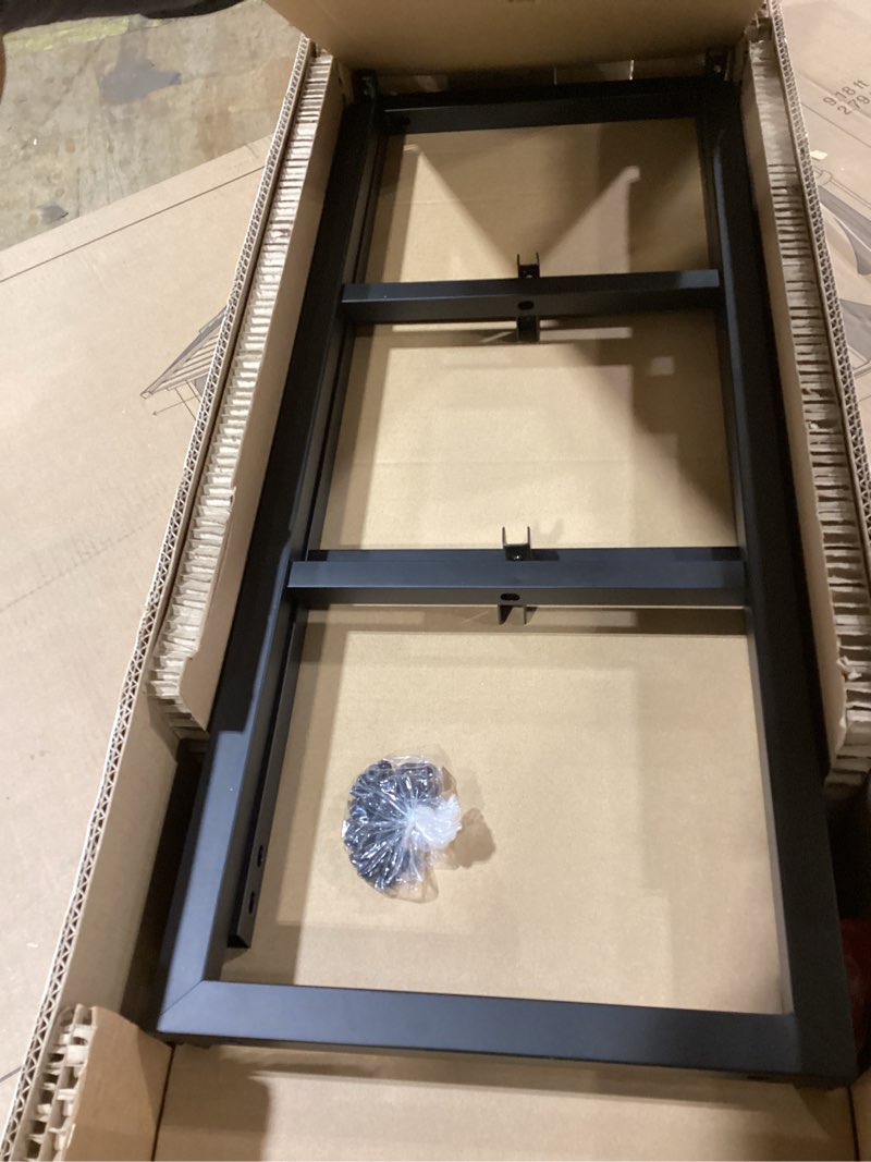 Condition photo showing Good Condition for style selections 27-in x 64-in x 13-in matte black 3 -shelf over-the-toilet storage