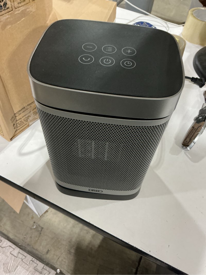 Condition photo showing Good Condition for dreo space heater, 1500w portable electric heaters for indoor use, ptc ceramic heater for office with remote, thermostat, 70°oscillation, 12h timer, 5 modes, safe quiet room heater for bedroom silver standard heater