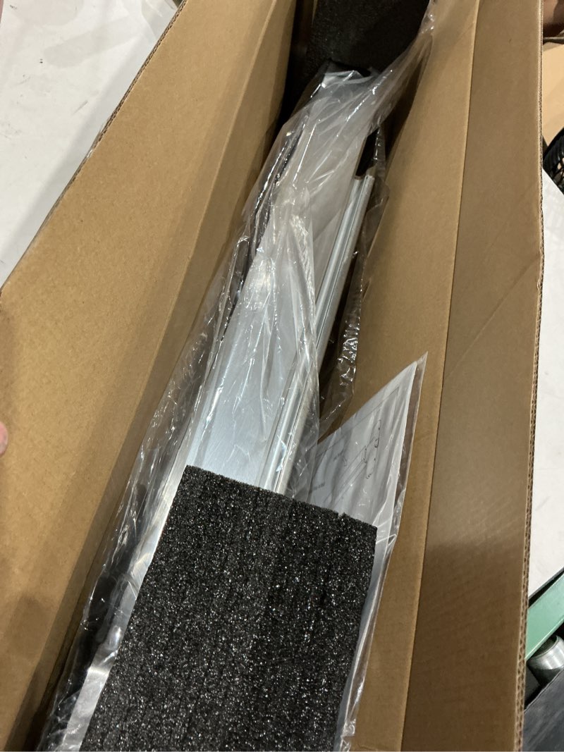 Condition photo showing As Is for extra heavy duty commercial 36 panic push bar, door lock, panic exit device ansi grade 1 and ul cul 3h fire rated with dogging function aluminium material x8 rim ss