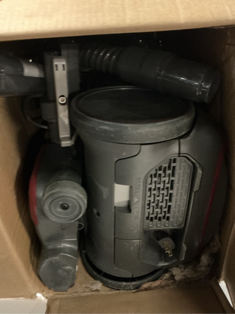 Condition photo showing As Is for Kenmore 81414 Bagged Canister Vacuum Cleaning Tools, 400 Series + Telescoping Wand, Red Kenmore 400 Series + Telescoping Wand