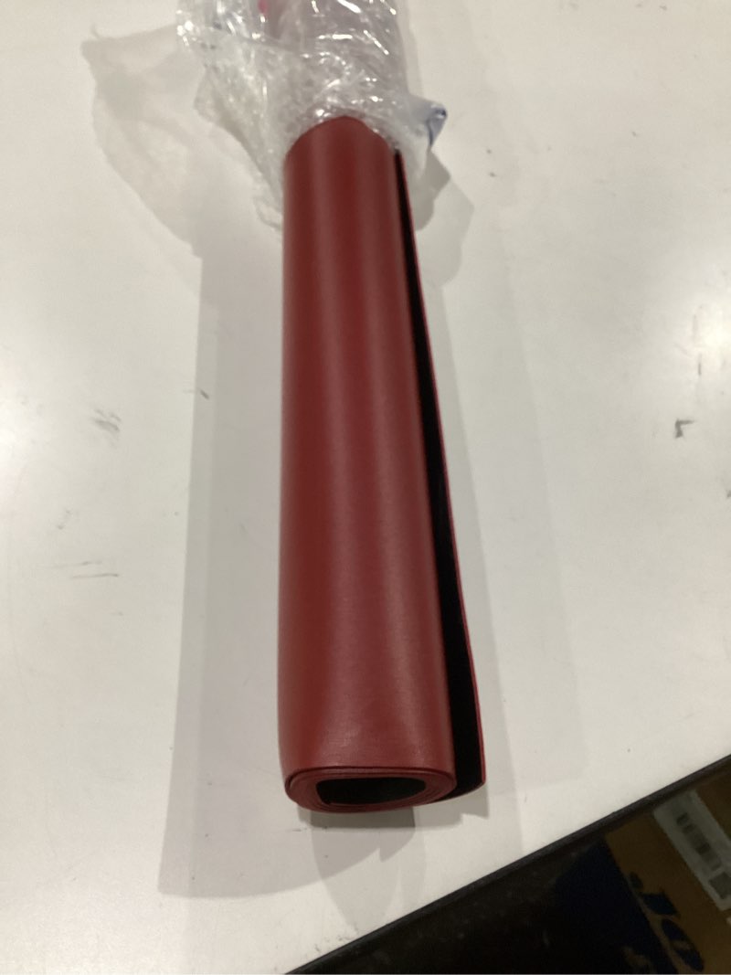 Condition photo showing New/Like New for leather table cover,1.8mm thick,40x40 inch table protector,table protector for dining room table,dining table cover,table cover protector.(black+wine red,40x40) black+wine red 40×40inch