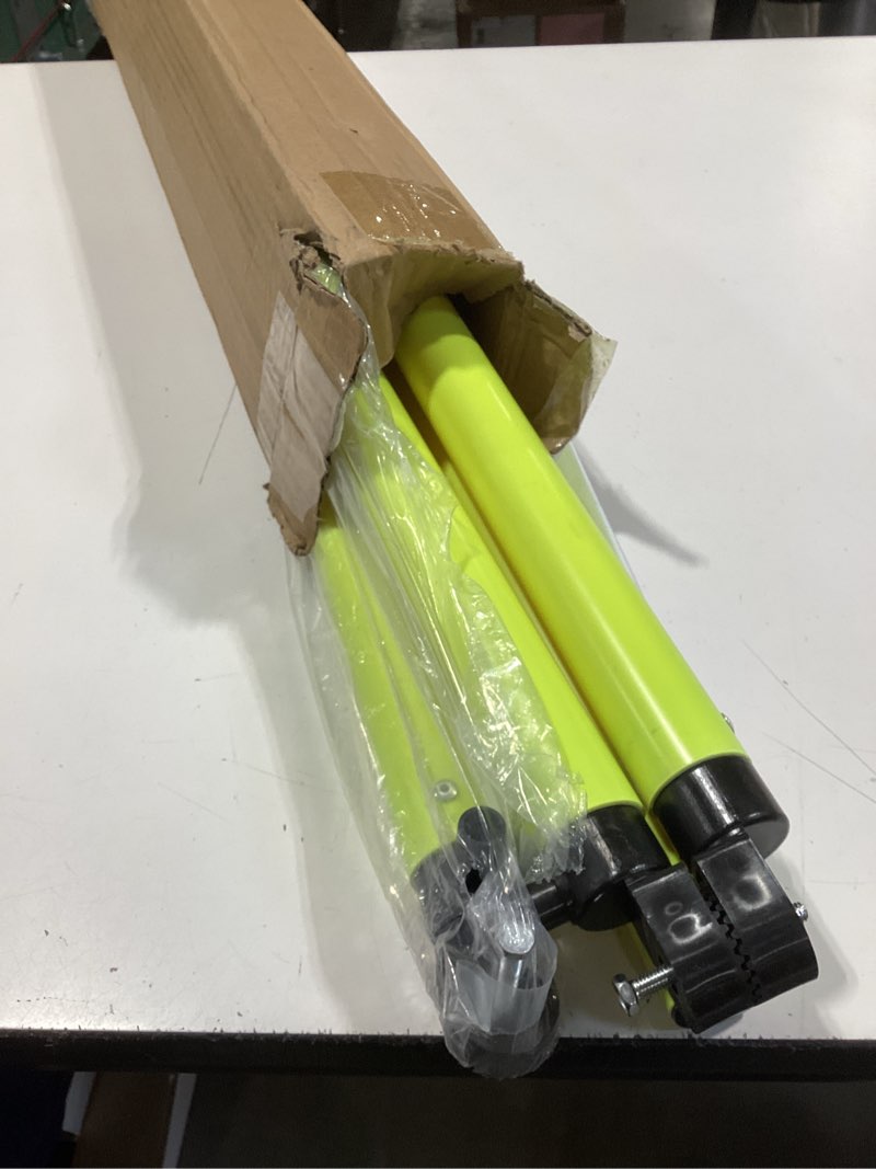 Condition photo showing Good Condition for hurdles training equipment, adjustable height hurdles track and field, agility speed jumping training equipment for soccer basketball football dogs, detachable-green