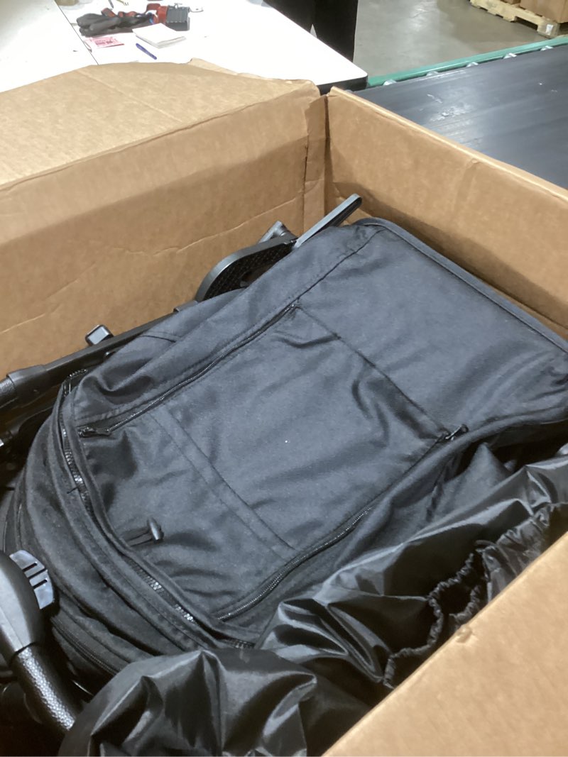 Condition photo showing Good Condition for newyoo glidetow tr18m compact travel stroller for infant, lightweight foldable baby/toddlers stroller with luggage handle & cup holder, one-hand easy fold, lay-flat seat, black