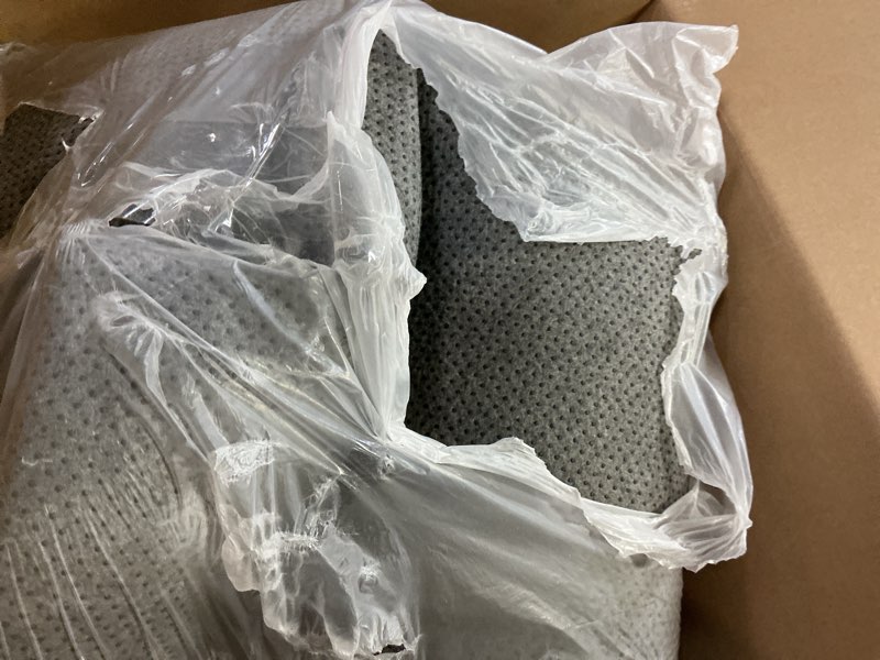 Condition photo showing As Is for PAGISOFE Fluffy Living Room Rug 5x8,Fuzzy Shag Shaggy Kids Blue Rugs Geometric Soft Plush Fur Carpet for Aesthetic Home Decor,Modern Furry Rugs for Boys Bedroom Teen Dorm Nursery Decor Navy and White