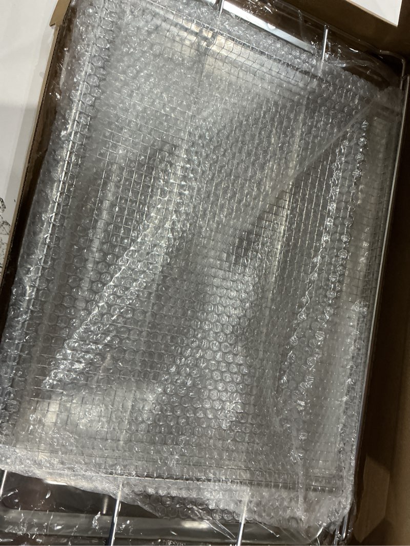 Condition photo showing Good Condition for new upgrade air fry tray for 30" oven with drip pan, compatible with frigidaire wall ovens, ranges, and wall oven/microwave combinations 30" with drip pan