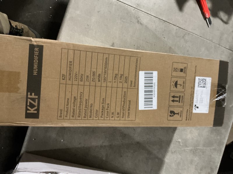 Condition photo showing Good Condition for 9L Smart Humidifiers for Bedroom Large Room, 2.3Gal Cool Mist Top Fill Diffuser App & Remote Control, 3 Mist Modes, Quiet Humidifier for Home Office Plant (White)