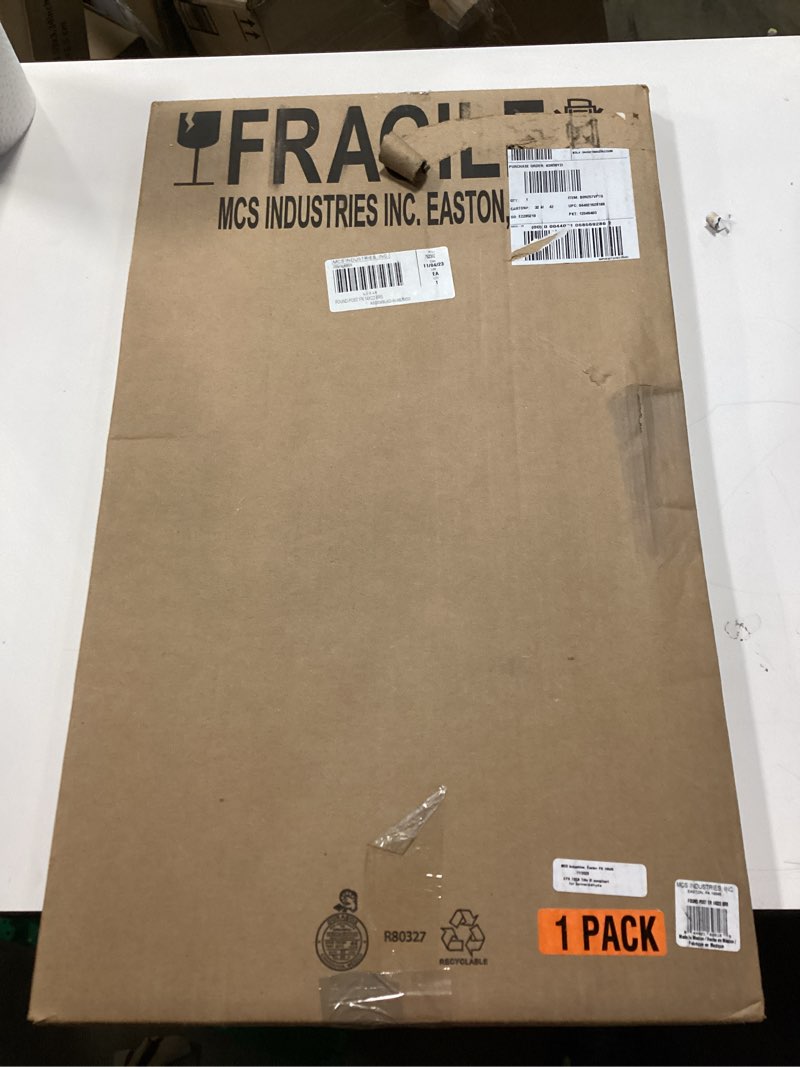 Condition photo showing New/Like New for MCS Foundation 14x22 Poster Frame Traditional Brass, Vertical & Horizontal Wall Hanging Large Picture Frame for Photos, Posters & Art Prints (1-Pack) Single 14x22 Brass