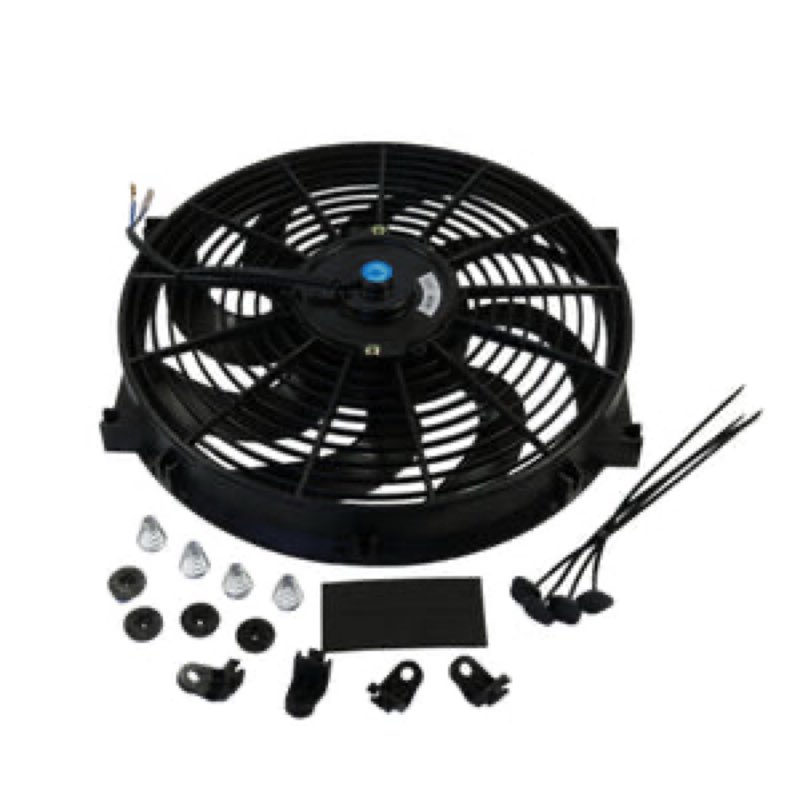 JDMSPEED 1X14'' INCH UNIVERSAL SLIM PULL PUSH RACING ELECTRIC RADIATOR FAN ENGINE COOLING