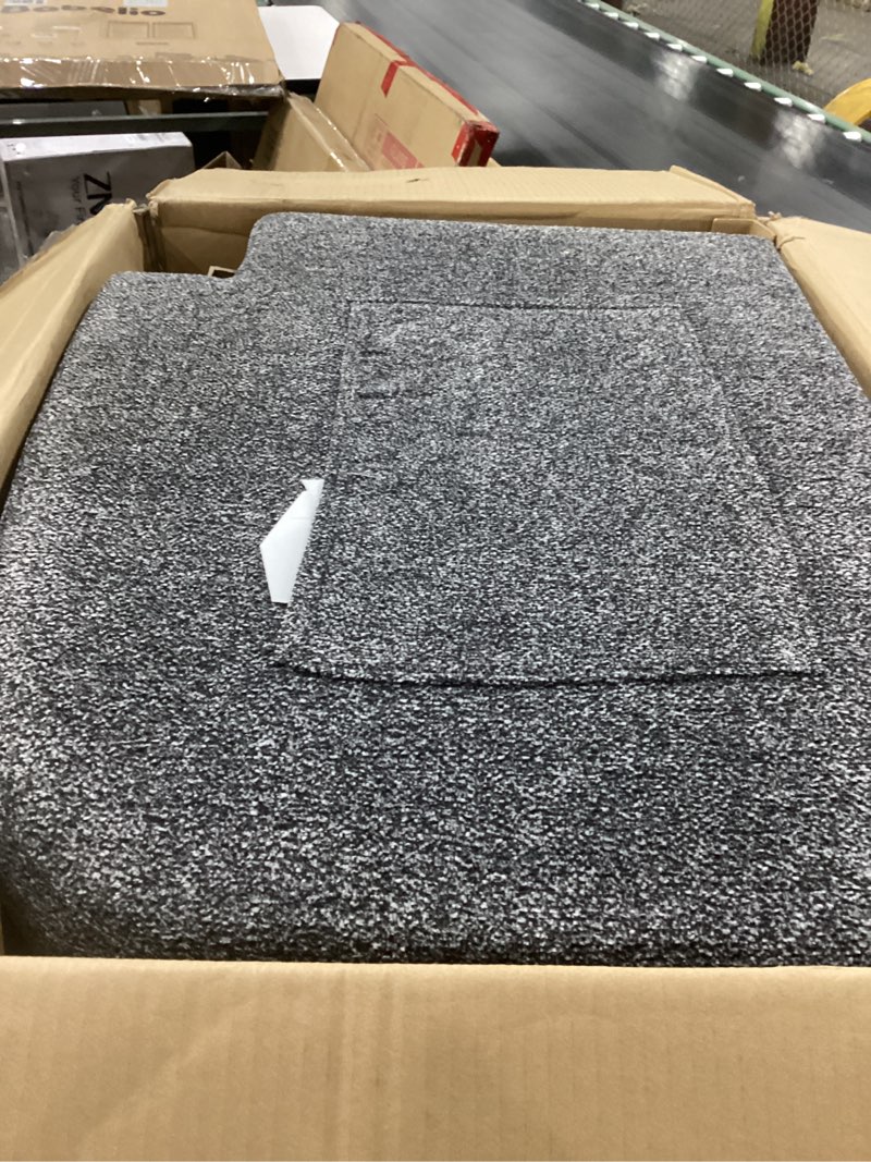 Condition photo showing As Is for box 2 of 2 armrests only phoenix home manual recliner chair with massage and heat ergonomic overstuffed breathable fabric reclining chair with 2 side pockets, 2 cup holders, remote control, living room, bedroom, dark gray