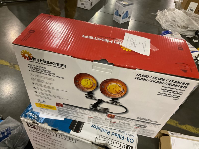 Propane tank top heater