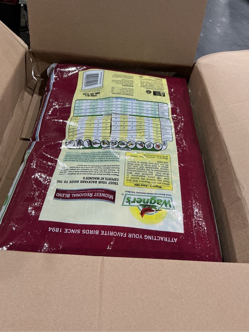 Condition photo showing Good Condition for wagner's 62006 midwest regional blend wild bird food, 20-pound bag