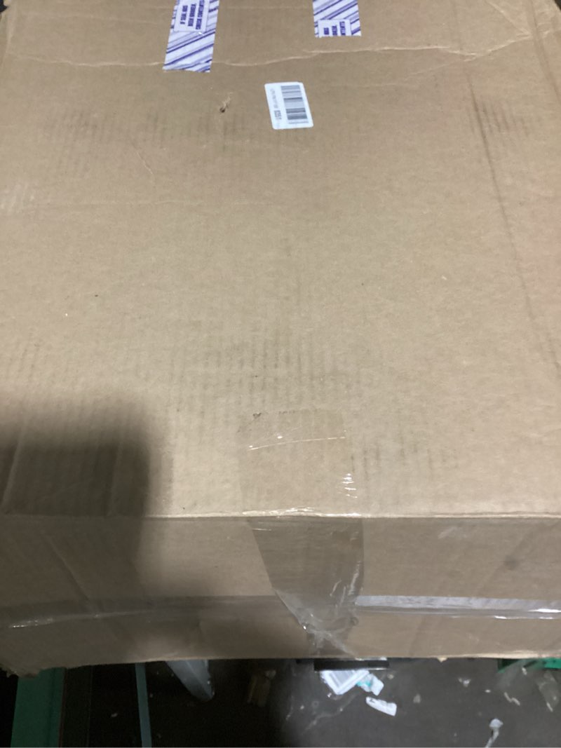 Condition photo showing Good Condition for rubbermaid 6-pack totes for storage with lids, heavy duty plastic storage bins with lids, black gray, 10 gal - stackable for garage, attic, camping (10 gal - 6 pack solid black and grey)