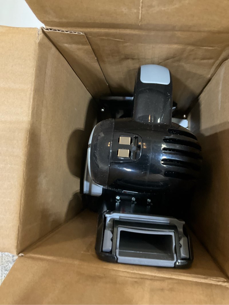 Condition photo showing As Is for black+decker dust buster pivot vac handheld vacuum cordless, car vacuum portable rechargeable, extendible crevice tool and 200 degree pivoting nozzle, strong suction, lightweight (bdh2000pl)