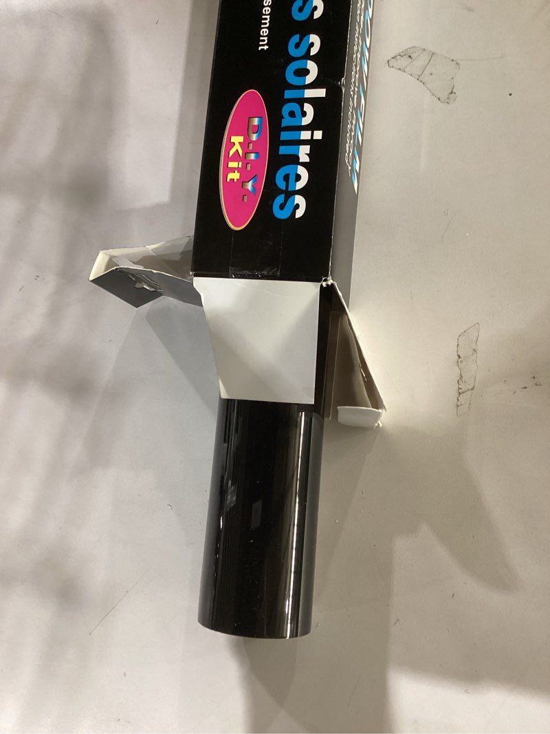 Condition photo showing As Is for 15% 20 in x 10 Ft DIY Professional Adhesive Window Tint Film Uncut Roll Car Wrap Film Automotive DIY Decals 15 Color