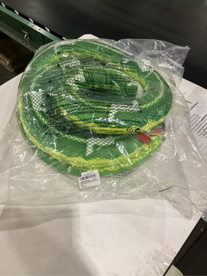 Condition photo showing New/Like New for melissa & doug giant boa constrictor - lifelike stuffed animal snake (over 14 feet long)