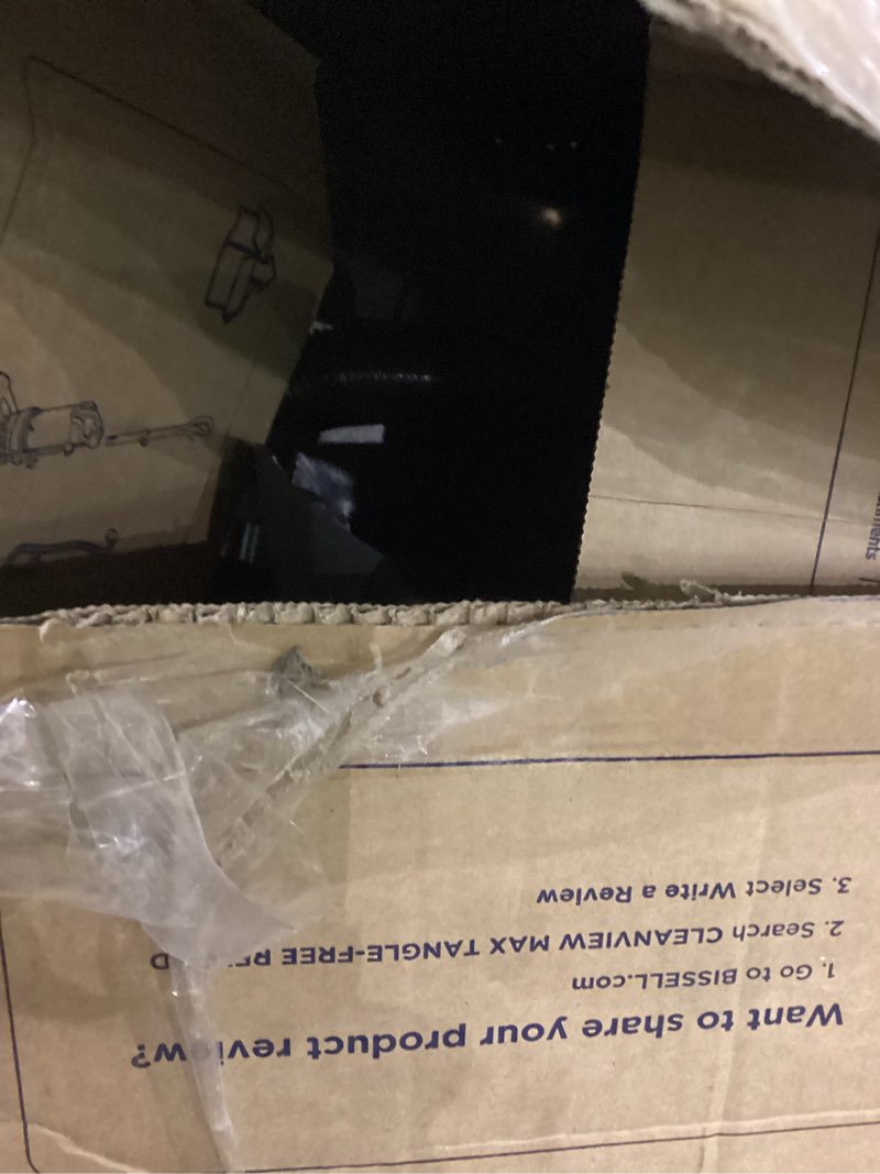 Condition photo showing As Is for BISSELL CleanView Max Tangle-Free Rewind with LED Headlights, Tangle-Free Brush Roll, Automatic Cord Rewind, Included pet Tools, 4073L