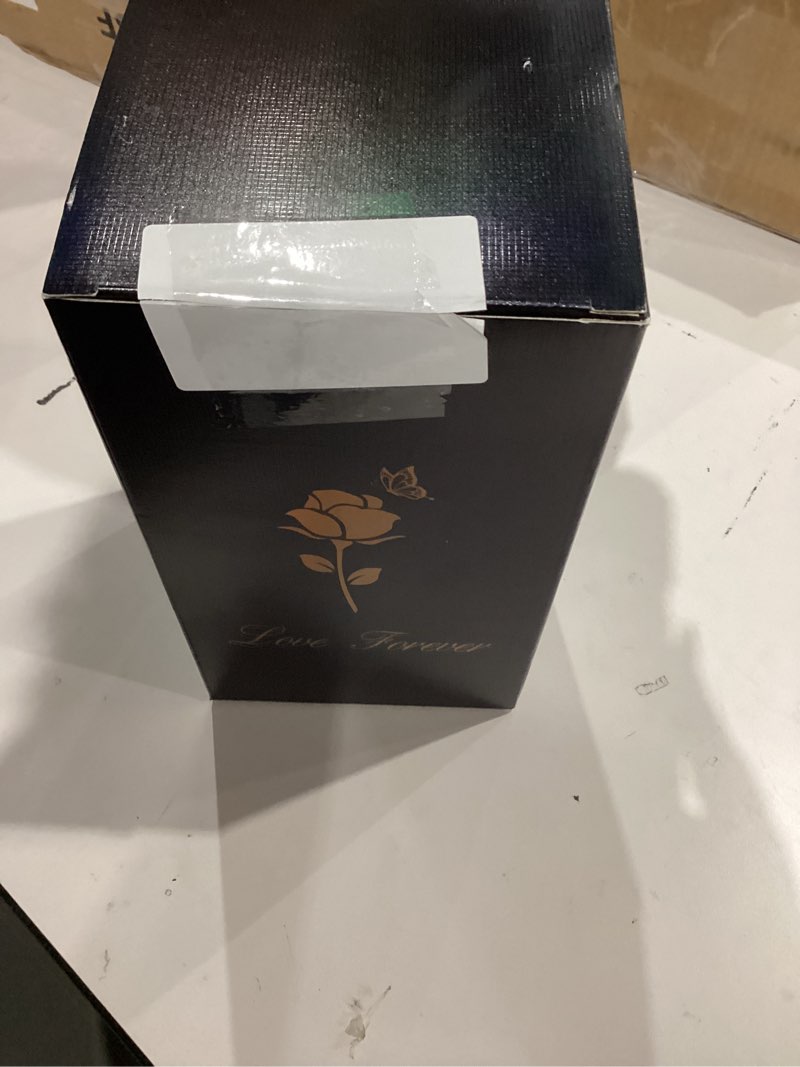 Condition photo showing New/Like New for Valentines Day Rose Gifts for Her Women Birthday Gift Rechargeable Galaxy Glass Rose in Glass Dome Forever Crystal Rose Flower Anniversary Valentine Gifts for Women Daughter Mom Wife Girlfriend Purple Usb-b Purple