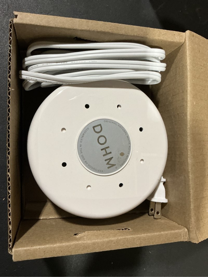 Condition photo showing Good Condition for Yogasleep Dohm Classic (White) The Original White Noise Sound Machine, Soothing Natural Sounds from a Real Fan, Sleep Therapy for Adults & Baby, Noise Cancelling for Office Privacy & Meditation White Pack of 1