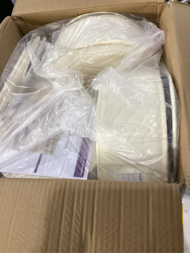 Condition photo showing Good Condition for china storage hard shell containers 12-piece set moving boxes for dinnerware, glasses, plates, mugs and saucers sturdy dish organizer with dividers for seasonal storage - service for 12 -beige quilted 12 pack beige quilted