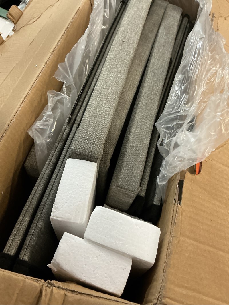 Condition photo showing As Is for Dog Stairs with Storage 23" H, 4-Step Wider Dog Steps for High Beds Window, Folding Sturdy Pet Stairs Gift for Injured Old Dogs Cats, Ramp for Climbing Car Up to 200 lbs,(Gray, No Condo) Gray 4 Steps no Condo(43"D x 17"W x 23"H)