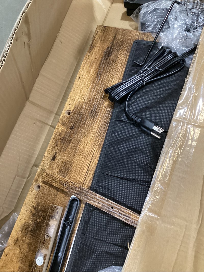 Condition photo showing Good Condition for hadulcet tv tray tables, laptop stand for couch, c shaped end table with charging station, couch tables that slide under, bed desk for eating, couch desk for laptop, rustic brown 28.5"