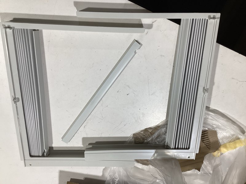 Condition photo showing Good Condition for lbg products window air conditioner side panel and frame set,ac accordion filler kit,fits most 8000btu window air conditioners,ac side panels frame kit