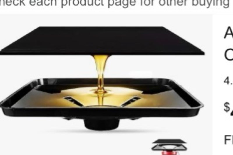 A-qrenium 17892 Transmission Drain Pan with 2 Pcs 22'' Oil Drain Splash Pad, Universal Fluid Drain F