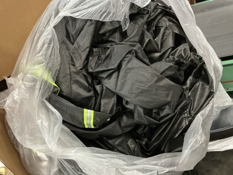 Condition photo showing As Is for Car Cover Custom Fit for Honda Civic 1991-2025,Toyota Corolla 2000-2025,6 Layers Truck Cover Waterproof All Weather for Automobiles,Outdoor Full Exterior Cover,Rain, Sun, Wind Protection,Black Fit for Honda Civic Black(similar