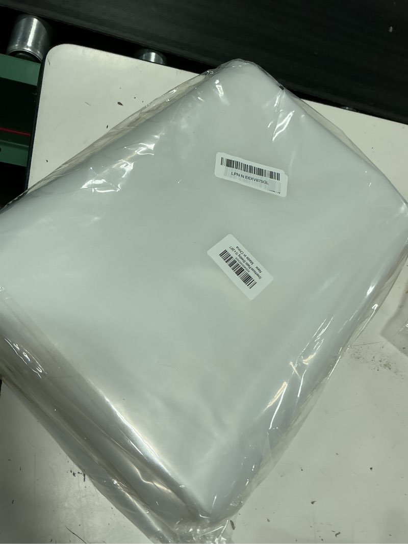 Condition photo showing Good Condition for 10 x 26 ft clear greenhouse plastic sheeting, 6 mil polyethylene film heavy duty, water sun frost wind dust resistant winter hoop house toughness plastic cover for farming, gardening, agriculture, diy