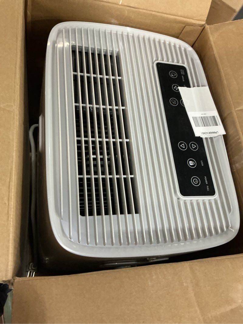 Condition photo showing As Is for kesnos 120 pints energy star dehumidifier for basement & home with drain hose, front led display and 1.06 gal water tank, ideal for large room up to 6,500 sq. ft., auto defrost, timer 6,500 sq. ft. 120 pints