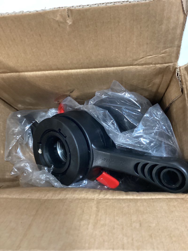 Condition photo showing As Is for wheel balancer tire change tool, quick release wing nut and pressure cup hub shaft nut for wheel balancers (inner diameter 36mm pitch 3mm), four wheel balance
