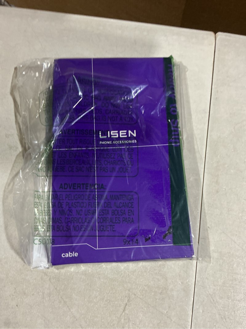 Condition photo showing New/Like New for LISEN USB C to Lightning Cable, 240W 4 in 1 Charging Cable 10FT, Chubby USB A/C to C/Lightning with Light for iPhone 16e 16 15 14 Pro/MacBook/iPad/Samsung S25/Switch, Multi Chargers for All Devices 10FT Black