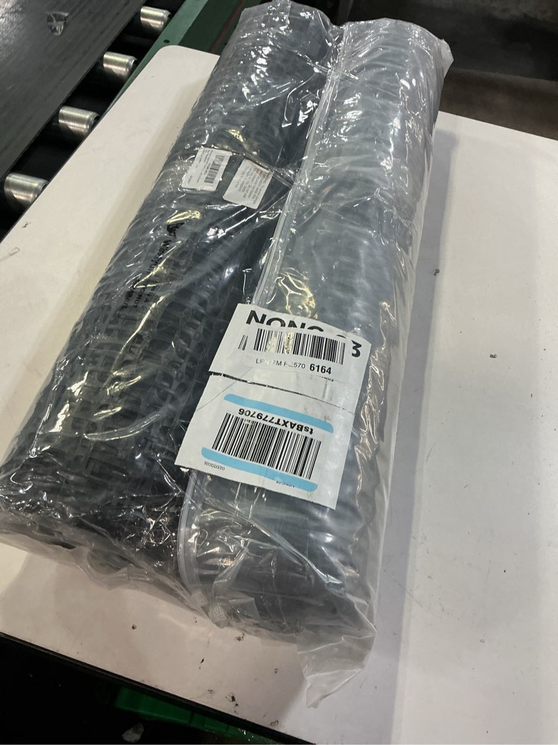 Condition photo showing New/Like New for Windyun 2 Roll 100 ft 200 ft in Total Plastic Mesh Fence Roll Safety Construction Barrier Netting Outdoor Snow Temporary Garden Animal Fencing for Poultry, Chicken, Dog, Patio(Black)