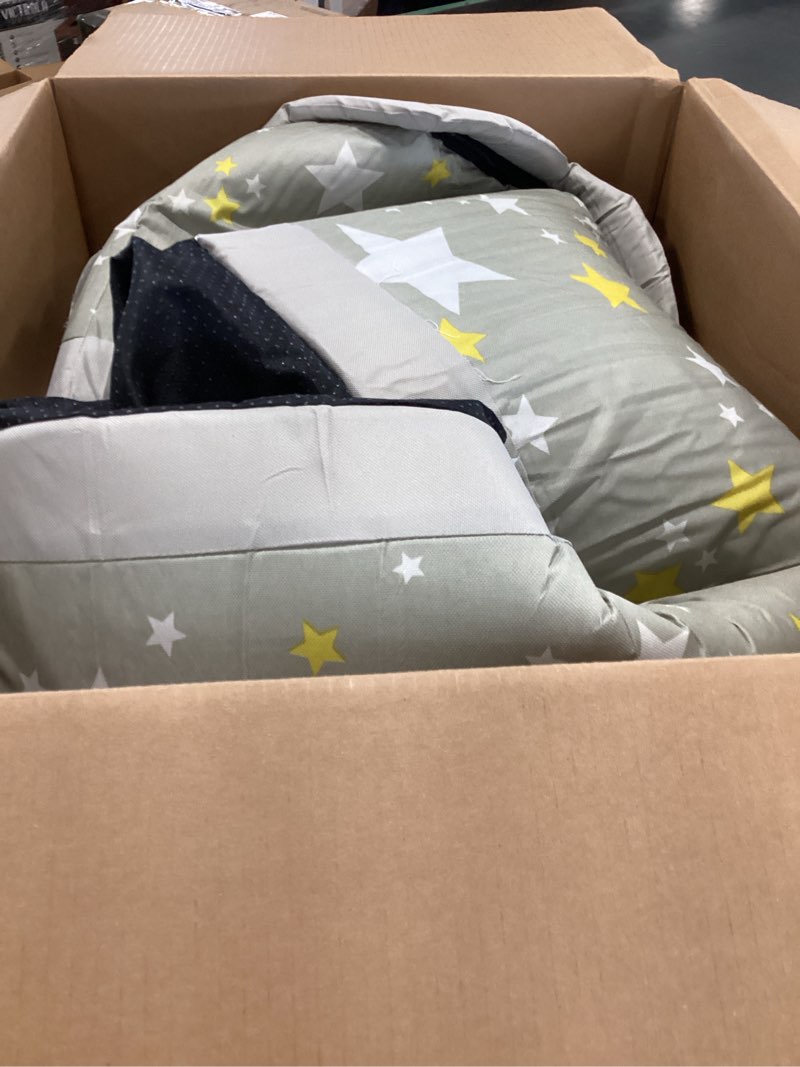 Condition photo showing As Is for Jiupety Cozy Pet Bed House, Indoor/Outdoor Pet House, S Size for Cat and Small Dog, Warm Cave Sleeping Nest Bed for Cats and Dogs, Gray