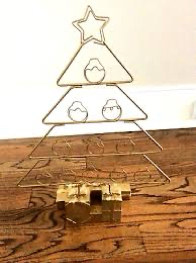 Vercraft Christmas Tree Card Display Holders 23.6" Tall Metal Star Shaped Christmas Party Gift Card 