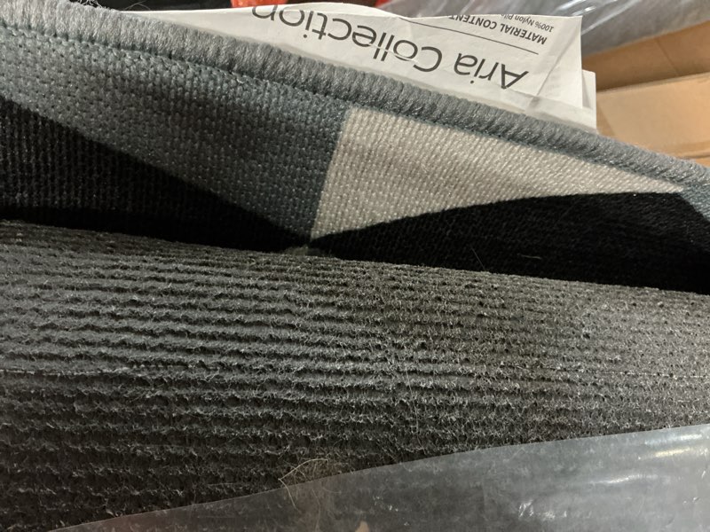 Condition photo showing Good Condition for Rugshop Budelli Contemporary Geometric Non-Shedding Outdoor Rugs for Deck,Patio,Backyard Indoor/Outdoor Area Rug 7'10" x 10' Gray 7'10" x 10' (Rectangular) Grey