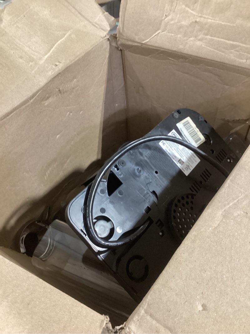 Condition photo showing As Is for Nespresso Vertuo Lattissima Coffee and Espresso Maker by De'Longhi, Matte Black & Glossy