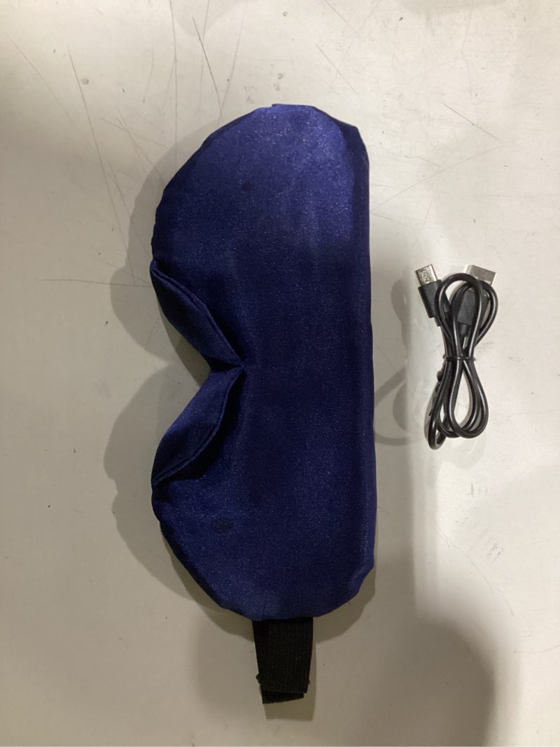 Condition photo showing Good Condition for Heated Eye Mask-Cordless Eye Mask for Dry Eyes,Electric Warm Compress for Eyes,Improved Sleep, Blackout Eye Heating Pad for Eye Relief,Rechargeable Warming Eyes Mask for Travel with Washable Cover
