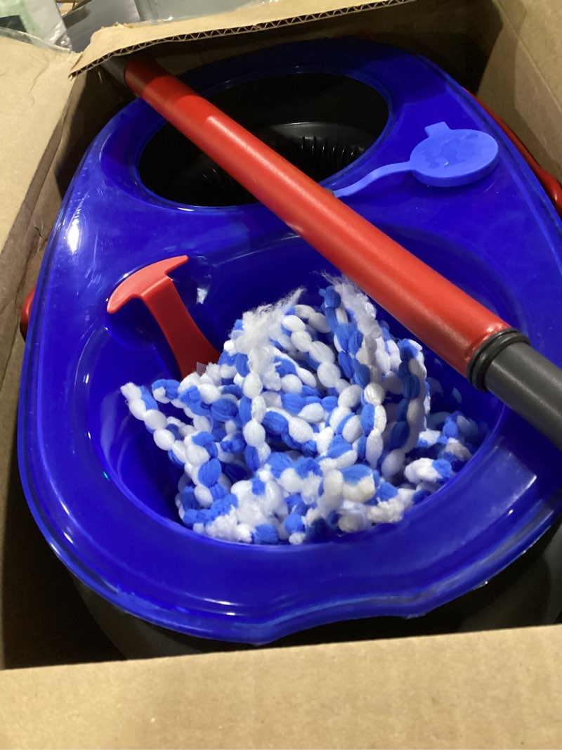 Condition photo showing Good Condition for O-Cedar RinseClean Spin Mop & Bucket System | Clean with Water | Removes 99% of Bacteria Plastic Rinseclean Spin Mop & Bucket Cleaning System