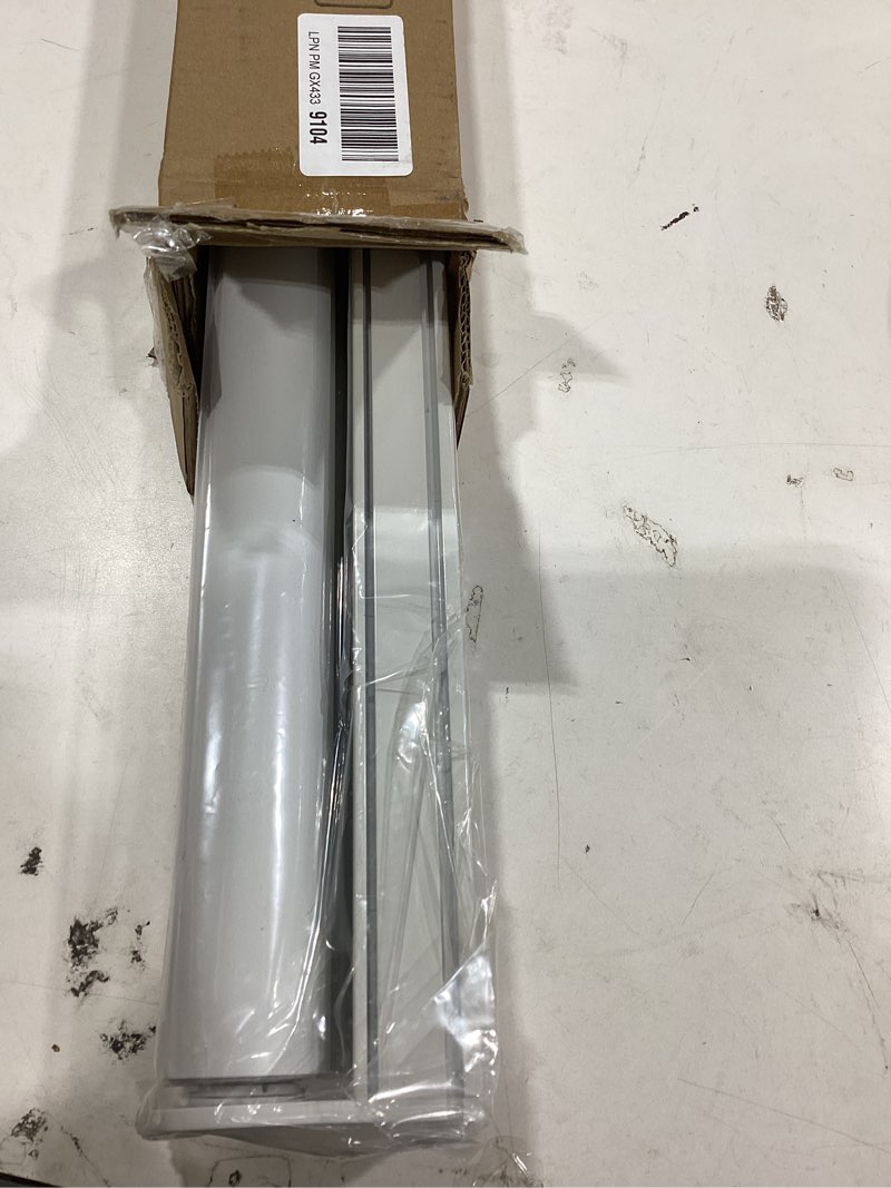 Condition photo showing Good Condition for persilux no drill no tools 100% blackout roller shades for window blinds cordless room darkening roller blinds, uv protection thermal insulated shades for home easy to install (white, 24" w x 72" h) 24"w x 72"h white